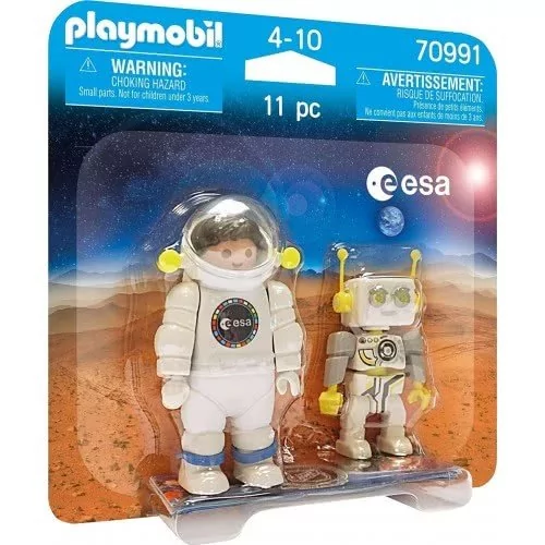 Playmobil 70991 DuoPack Astronauta ESA i ROBert, od 4 lat 70991