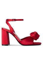 Sandały damskie - JENNY Sandały CWBFS24-15 Czerwony - miniaturka - grafika 1