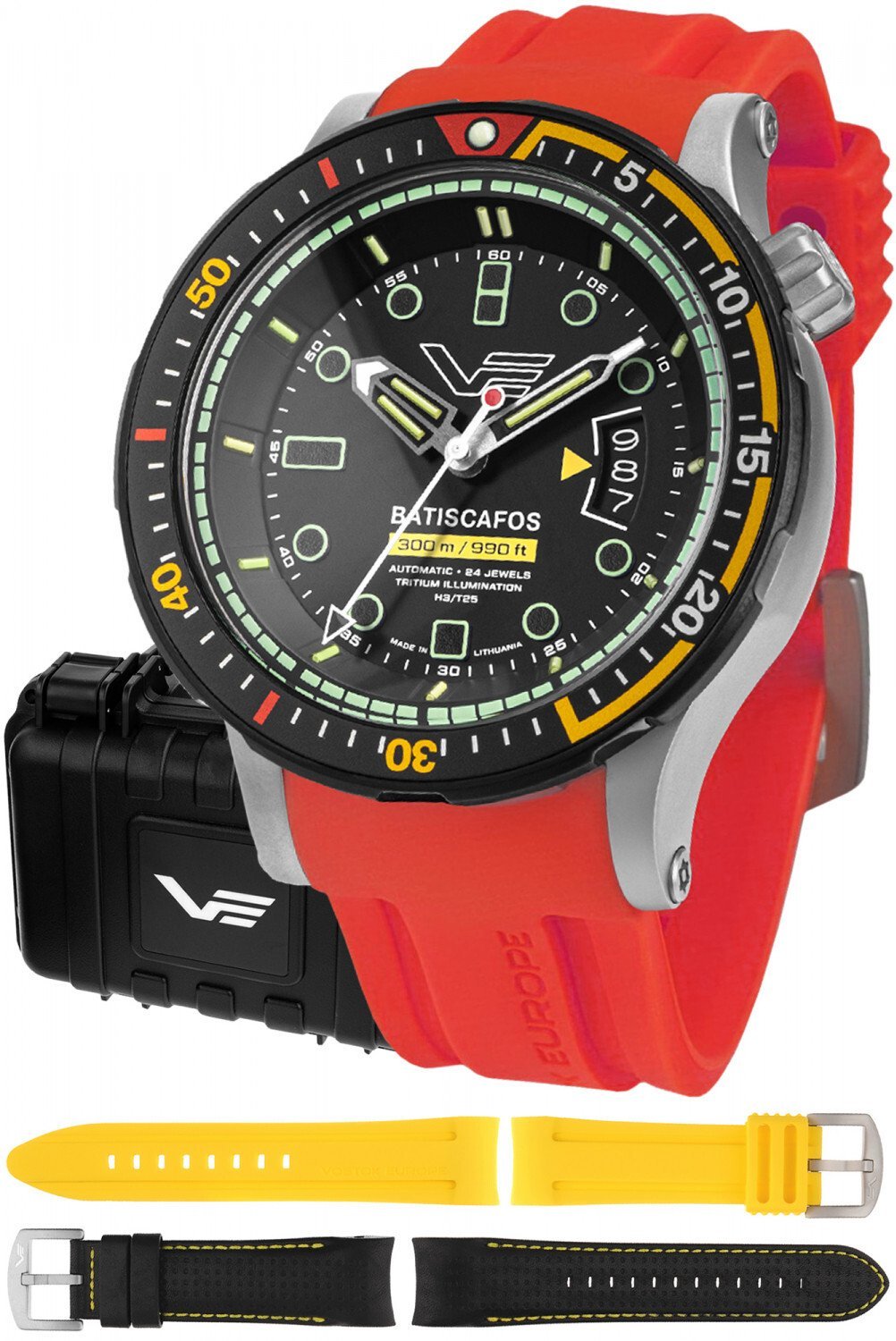 Zegarek Vostok Europe Zegarek męski Vostok Europe NH35A-511E767SR czerwony