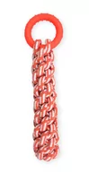 Zabawki dla psów - PET NOVA Pet Nova Ringo miętowe RopeRing ze sznurkiem pomarańczowe 30cm PPTN023 - miniaturka - grafika 1