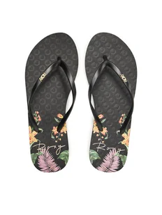 Roxy Japonki ARJL100950 Czarny - Klapki i japonki damskie - miniaturka - grafika 1