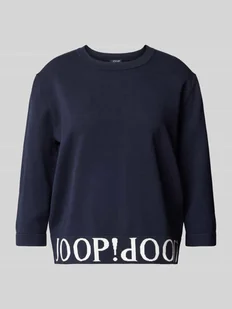 Sweter z dzianiny z okrągłym dekoltem model ‘Kassa’ - Swetry damskie - miniaturka - grafika 1