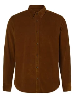 Koszule męskie - Selected - Koszula męska  SLHRegowen, brązowy - grafika 1