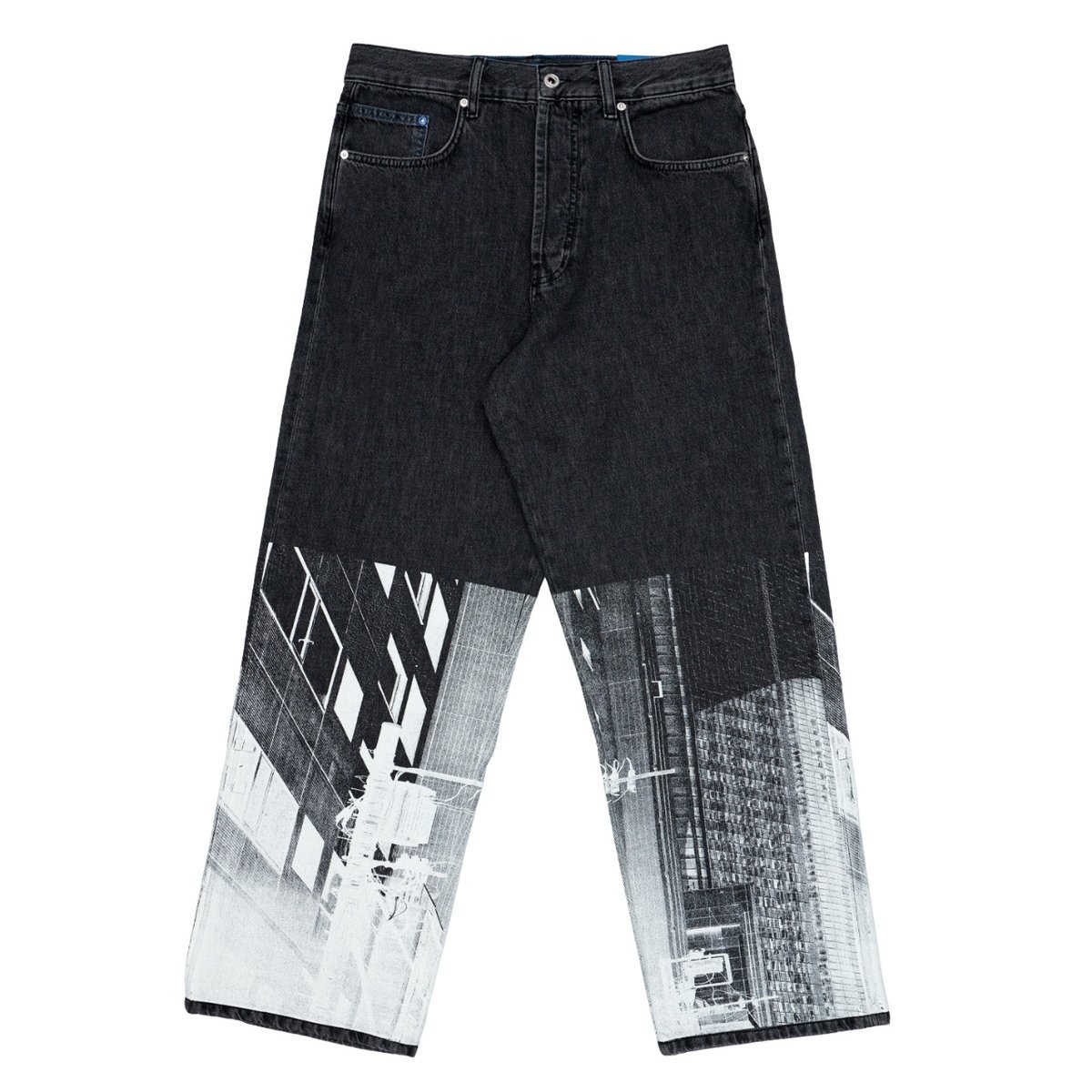 Jeans Uomo Karl Lagerfeld Baggy Print Denim