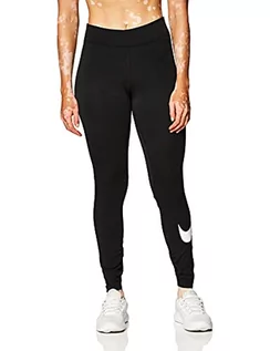 Spodnie damskie - Nike Spodnie damskie Essential Gx Mr Swoosh czarny/biały XXL CZ8530-010 - grafika 1