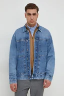 Kurtki męskie - Pepe Jeans kurtka jeansowa męska kolor niebieski przejściowa - miniaturka - grafika 1