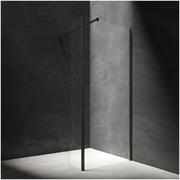 Kabiny prysznicowe - Kabina prysznicowa walk-in 120 cm Omnires MARINA DNR12XBLTR czarny / transparentny - miniaturka - grafika 1