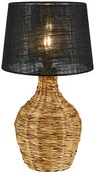 Lampy stojące - Markslöjd - Paglia 1 Lampa Stołowa Black/Natural Markslöjd - miniaturka - grafika 1