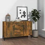 Komody - Lumarko Komoda, przydymiony dąb, 100x36x60 cm, materiał drewnopochodny - miniaturka - grafika 1