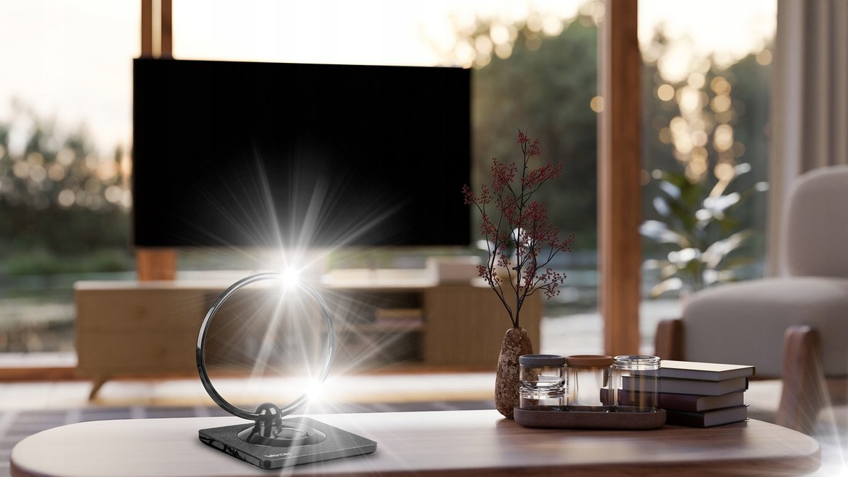 VAYOX ANTENA DVB-T2 POKOJOWA DO TV NAZIEMNEJ 4K LTE MUX8