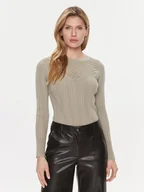 Swetry damskie - Guess Sweter Marie Rn Lt W4RR23 Z3C71 Beżowy Slim Fit - miniaturka - grafika 1