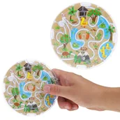 Gry planszowe - Nobo Kids, Gra Zręcznościowa Logiczna Labirynt Kulkowy Podróż - miniaturka - grafika 1