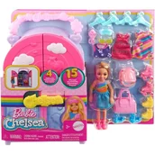 Lalki dla dziewczynek - Lalka Barbie Chelsea Szafa HXN03 - miniaturka - grafika 1