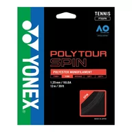 Tenis ziemny - Naciąg Tenisowy Yonex Poly Tour Spin 1.25 - Black - miniaturka - grafika 1