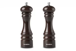 Zestaw młynków 18 cm, 2 szt. wenge MILOS - Młynki do soli i pieprzu - miniaturka - grafika 1