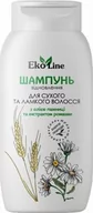 Szampony do włosów - Szampon Odbudowujący do włosów suchych i łamliwych z olejem pszenicznym i ekstraktem z rumianku, Ekolinia, 400ml - miniaturka - grafika 1