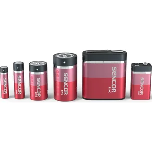 Bateria cynkowo-węglowa, AAA (LR03), AAA, 1.5V, Sencor, blistr, 4-pack - Baterie i akcesoria - miniaturka - grafika 8