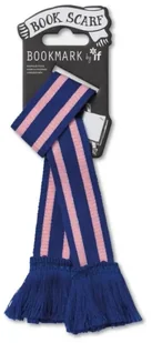 Szalik - zakładka Niebieski, różowy IF - Zakładki do książek - miniaturka - grafika 1
