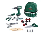 Mały majsterkowicz - Zestaw Narzędzi Z Plecakiem, Wkrętarka, Narzędzia, Akcesoria Do Majsterkowania - miniaturka - grafika 1