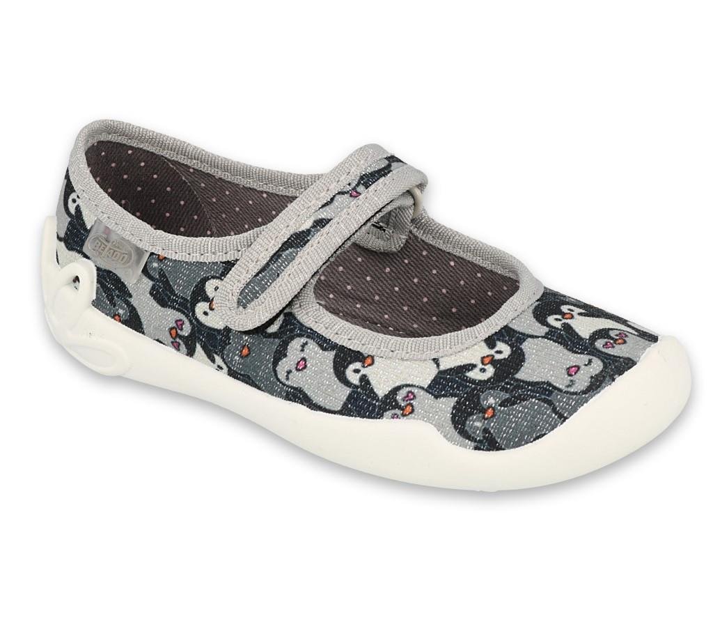 Befado Obuwie Dziecięce Kapcie Pantofle Balerinki Dla Dziewczynki - 25