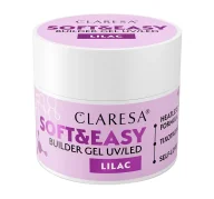 Żele do paznokci - Claresa Soft & Easy żel budujący Lilac 90g - miniaturka - grafika 1