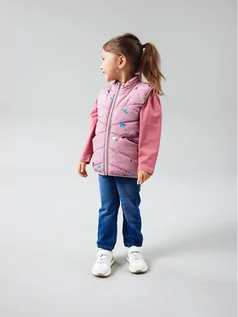 Kurtki i płaszcze dla chłopców - NAME IT Kamizelka 13205141 Różowy Regular Fit - grafika 1