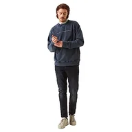 Bluzy męskie - Garcia Bluza męska, ciemnoniebieska, S - miniaturka - grafika 1