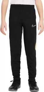 Spodnie dla dzieci Nike NK Df Academy Trk Pnt Kp FPp Jb czarno-żółte CZ0973 011-S - Spodnie męskie - miniaturka - grafika 1