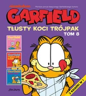 Komiksy dla dzieci - Garfield. Tłusty koci trójpak. Tom 8 - Jim Davis - komiks - miniaturka - grafika 1