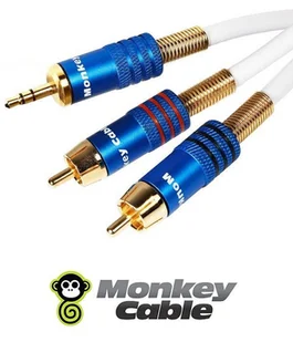 Kabel audio MONKEYCABLE Jack 3.5 Stereo, 2RCA Concept MCTJ2P15, 15 m - Kable - miniaturka - grafika 1