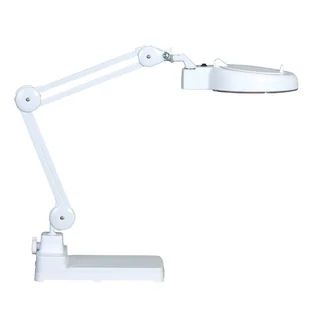 B2B Partner Lampa LED stołowa z lupą powiększającą na podstawie 449015 - Lampy stojące - miniaturka - grafika 1