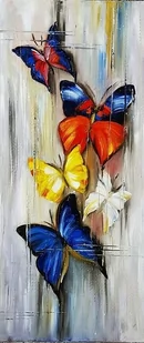 Haft Diamentowy Barwne Motyle 50X110 Cm - Zabawki kreatywne - miniaturka - grafika 1