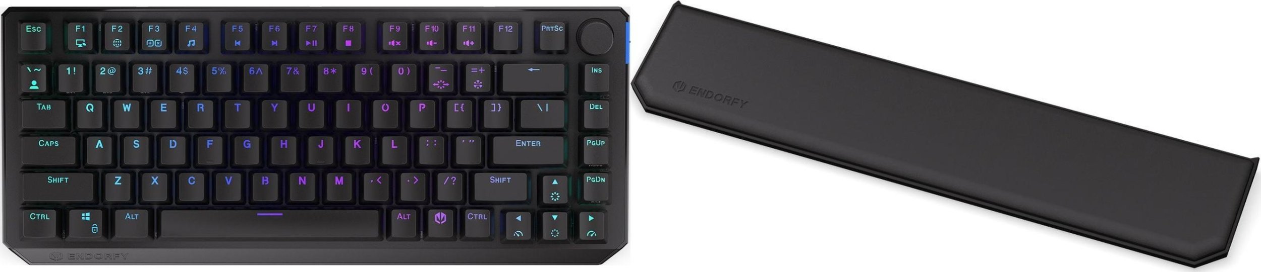 Endorfy Thock 75% Wireless Red Kailh Red Box EY5A073 + Podkładka pod nadgarstki Thock 75% Palm Rest M-9140598