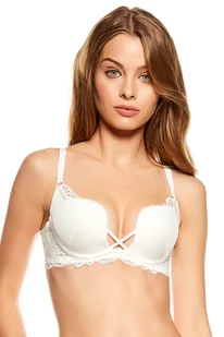 Biustonosz push-up Henderson Delis 36121 beżowy - Biustonosze - miniaturka - grafika 1