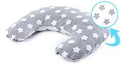 Poduszki do karmienia - ROGAL GWIAZDKI SZARE - miniaturka - grafika 1