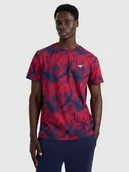 Koszulki męskie - 4F T-shirt regular z nadrukiem męski - czerwony L - miniaturka - grafika 1