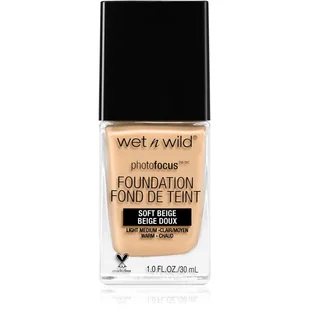 Wet 'n' Wild Photo Focus Foundation Soft Beige, 1er Pack (1 X 30 ML) E365C - Pudry do twarzy - miniaturka - grafika 1