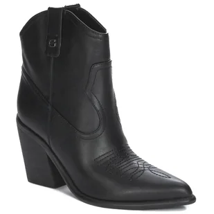 Guess Botki Damskie Czarne-40 - Botki damskie - miniaturka - grafika 1