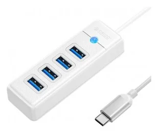 Orico Hub 4x USB-A biały PW4U-C3-015-WH-EP - Adaptery i przejściówki - miniaturka - grafika 1
