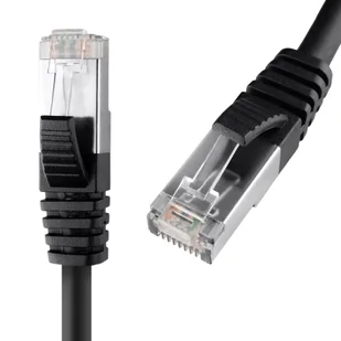 Kabel RJ45 CAT8 S/FTP AWG26 CU LSZH czarny 12m - Pozostałe akcesoria sieciowe - miniaturka - grafika 5