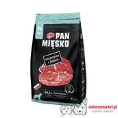 Sucha karma dla psów - PAN MIĘSKO karma sucha dla psa wieprzowina z dzikiem, chrupki M 9kg - miniaturka - grafika 1