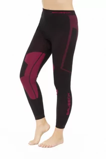 Spodnie sportowe damskie - Damskie legginsy termoaktywne Brubeck Dry - czarne - BRUBECK - grafika 1