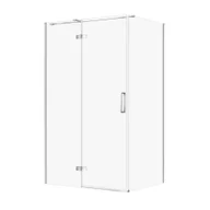 Kabiny prysznicowe - Kabina prysznicowa Cersanit Jota 120x90x195 prostokątna chrom transparentne S160-026 - miniaturka - grafika 1