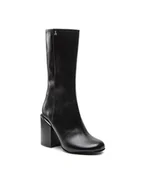 Kozaki damskie - Patrizia Pepe Kozaki 8Y0019/L011-K103 Czarny - miniaturka - grafika 1