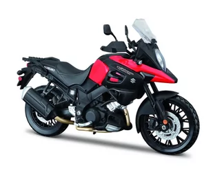 Maisto, 32711 SUZUKI V-STORM Z PODSTAWKĄ 1/12 - Kolekcjonerskie modele pojazdów - miniaturka - grafika 1