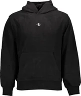 Bluzy męskie - Calvin Klein BLUZA CALVIN KLEIN BEZ ZAMKA CZARNA MĘSKA 2XL - miniaturka - grafika 1