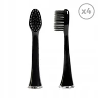 Końcówki do szczoteczek elektrycznych - Końcówki do szczoteczki sonicznej Smiley Pro - Węglowe Carbon czarne 4 szt. - miniaturka - grafika 1