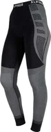 Spodnie sportowe damskie - Spodnie termoaktywne damskie Alpinus Pro Miyabi Edition szare GT43235 XL - miniaturka - grafika 1