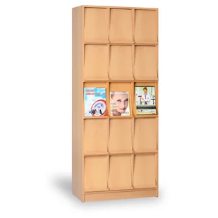 B2B Partner Szafa na ulotki - 15 półek prezentacyjnych 284008 - Szafy i regały magazynowe - miniaturka - grafika 1