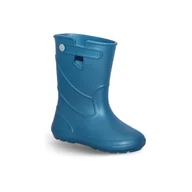 Buty dla dziewczynek - Kalosze dziecięce metallic blue, Zetpol - miniaturka - grafika 1